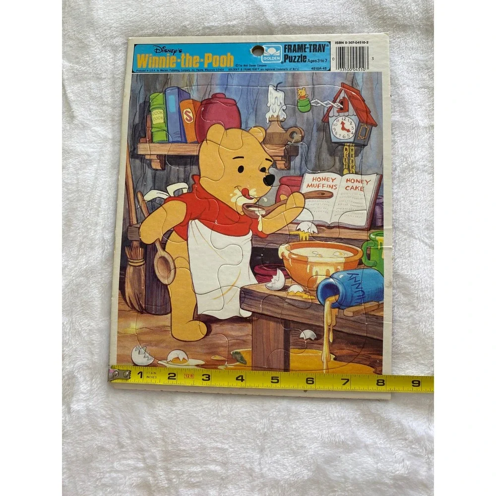 Disney Golden Frame-Tray Puzzle Kids OS Multicolor Vintage Winnie the Pooh 4510A